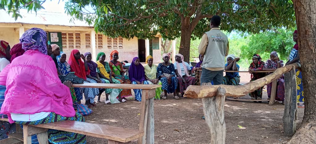 Sensibilisation sur l'importance de la planification avec les femmes du district de Koubia, le secteur du centre dans la commune rurale de termessé, Préfecture de KOUNDARA.