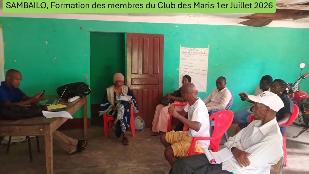 Formation des membres du Club des Maris Modèles